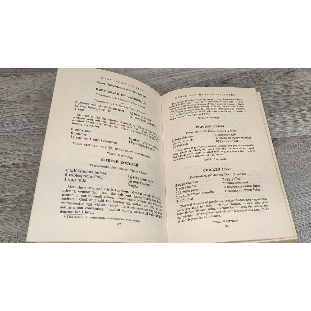 VTG Magic Chef Cooking Cookbook 1933, Dorothy Shank American Stove Company